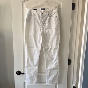 Talbots White Skinny Jeans - High Rise Slim Leg